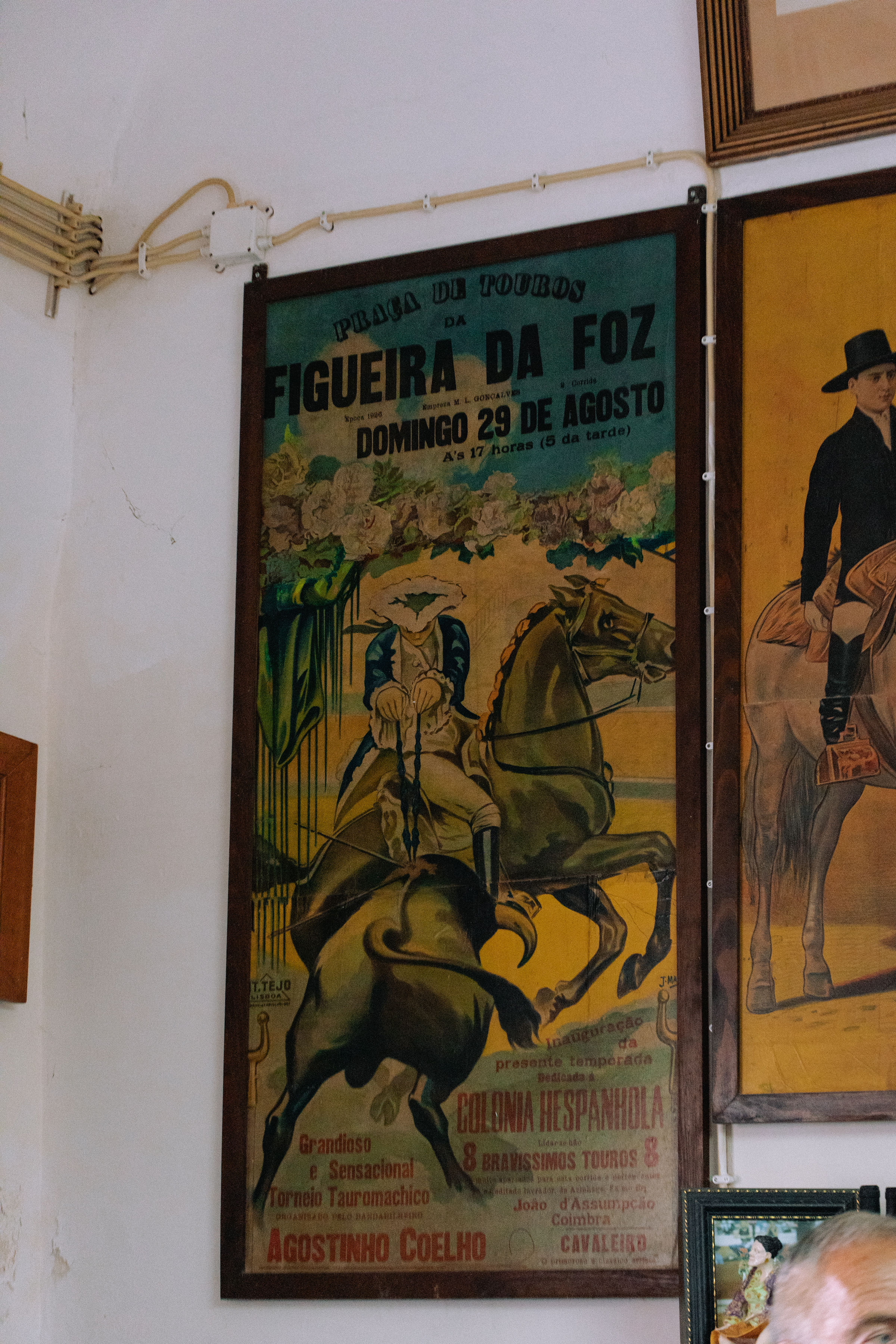 Cartaz antigo de tourada